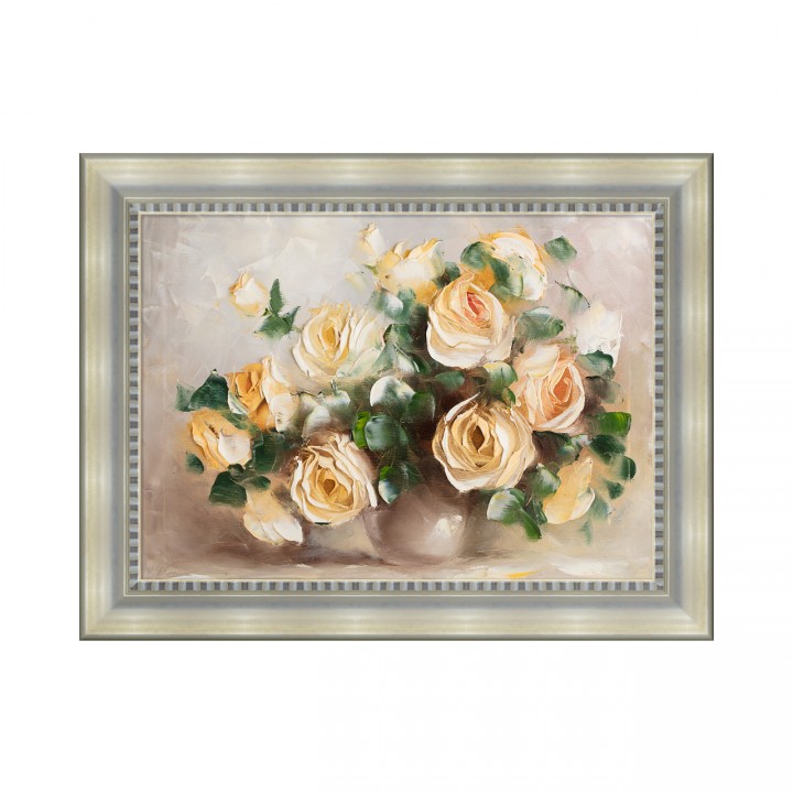 Obraz kwiaty 58x78 cm reprodukcja malarstwa obraz tradycyjny