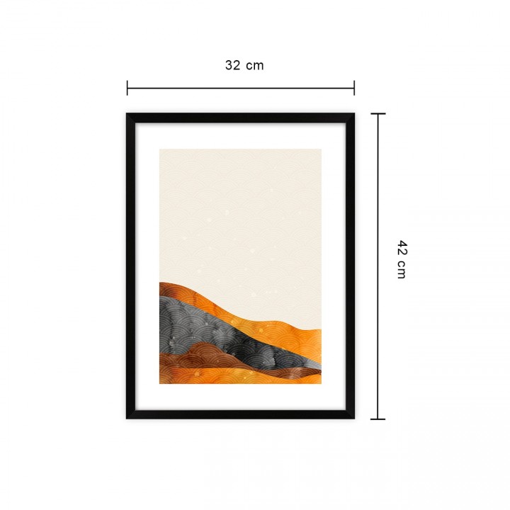Obraz widok abstrakcja 32x42 cm
