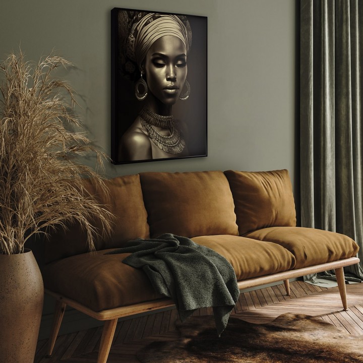 Obraz afrykańska kobieta 69x99 cm